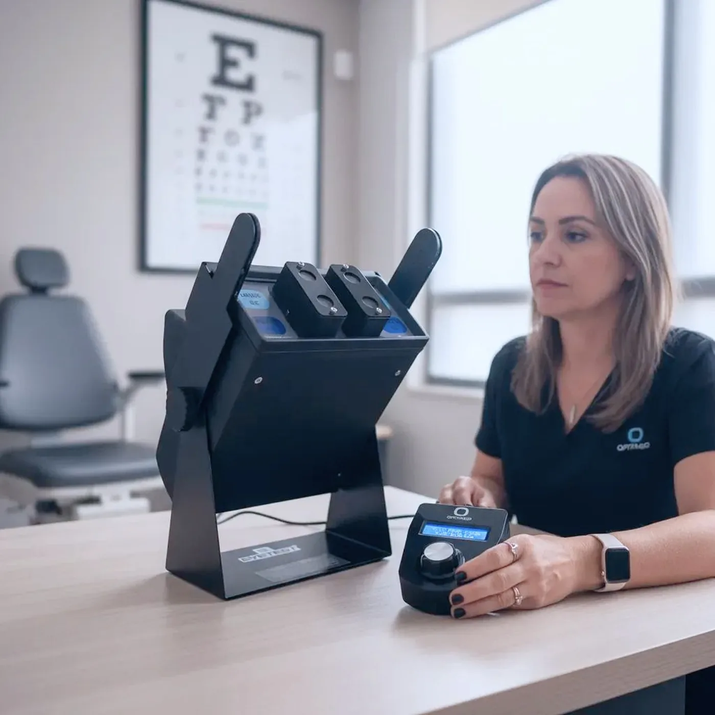 Bastidores da Eyetest